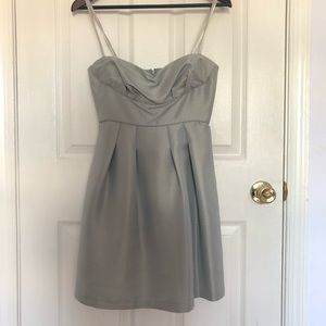 BCBG Max Azaria gray jacquard dress